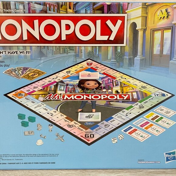 New Ms. Monopoly Game The First Game Where Women Make More Than Men Sealed - Picture 6 of 8
